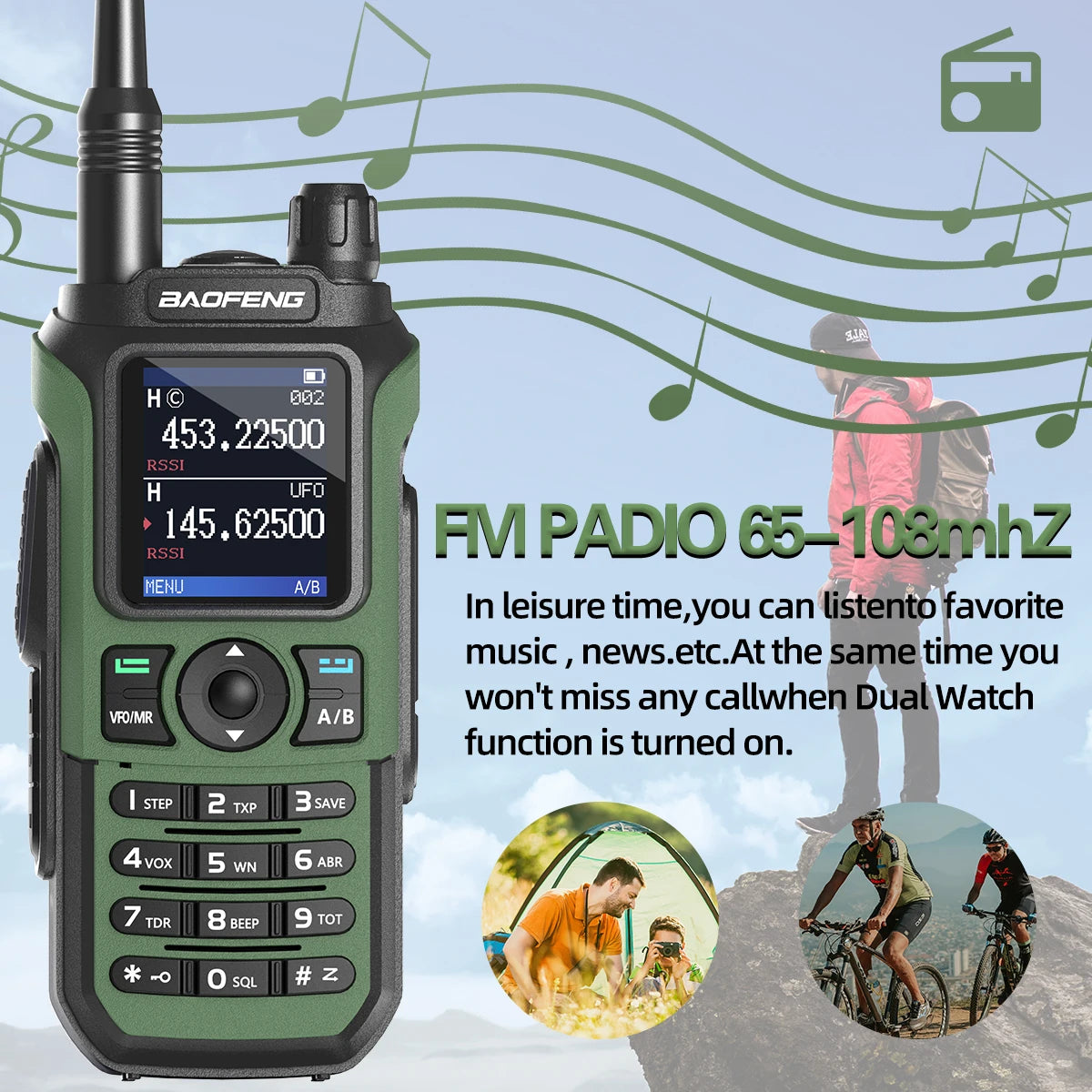 Walkie Talkie 16 KM Baofeng UV 21 Pro