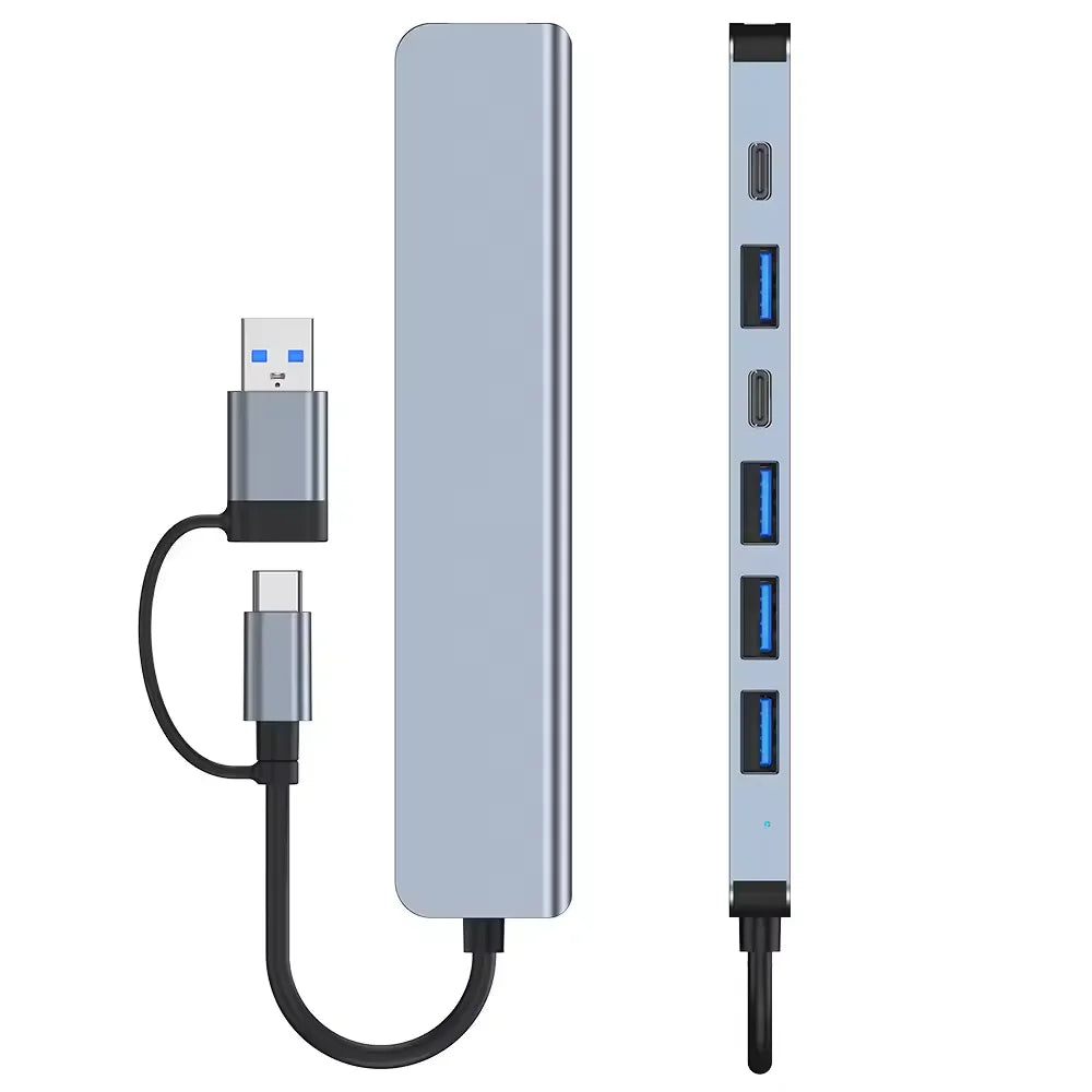 USB C Hub USB Splitter 7 in 1