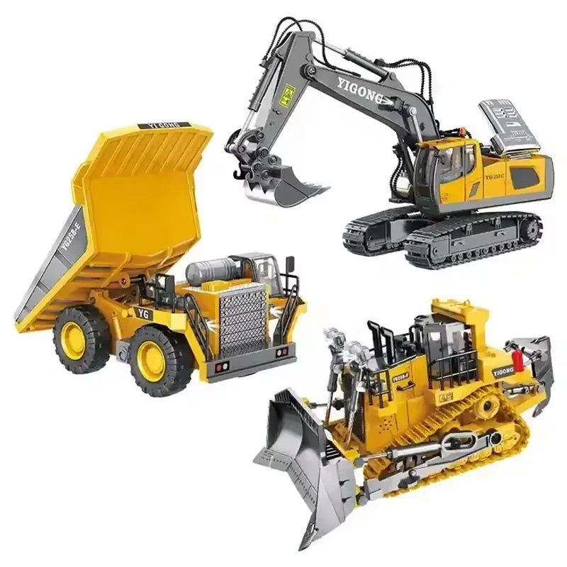 Excavator Dump Truck RC Model Car Toy 2.4G Remote Control