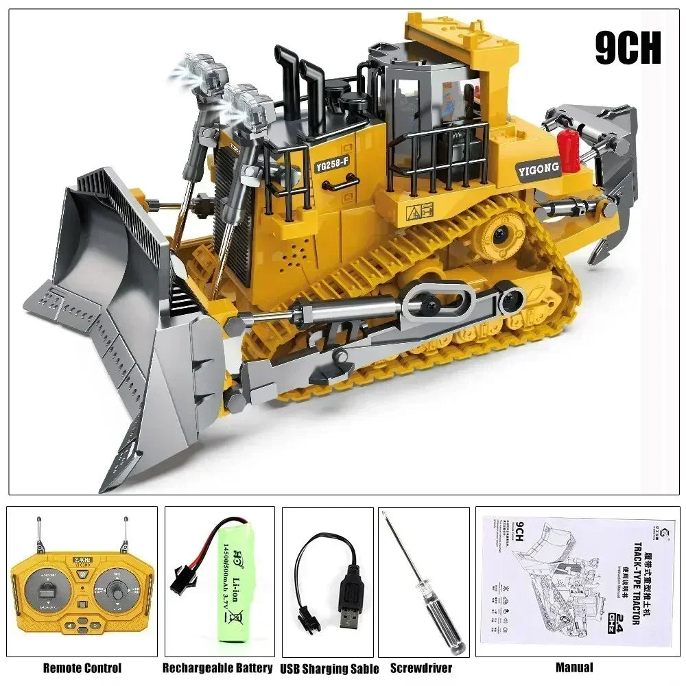 Excavator Dump Truck RC Model Car Toy 2.4G Remote Control