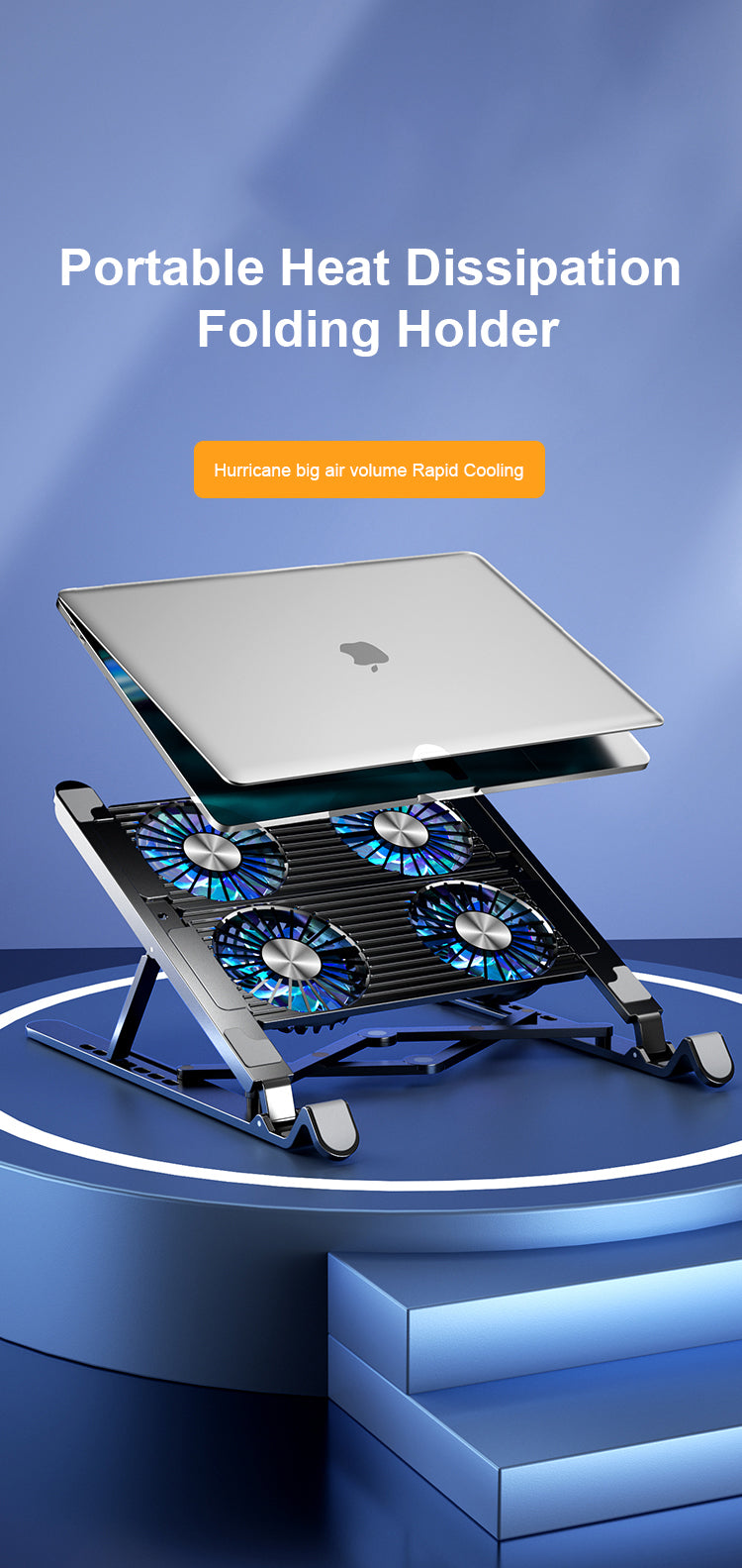 New Laptop Cooler Base Stand Foldable Laptop