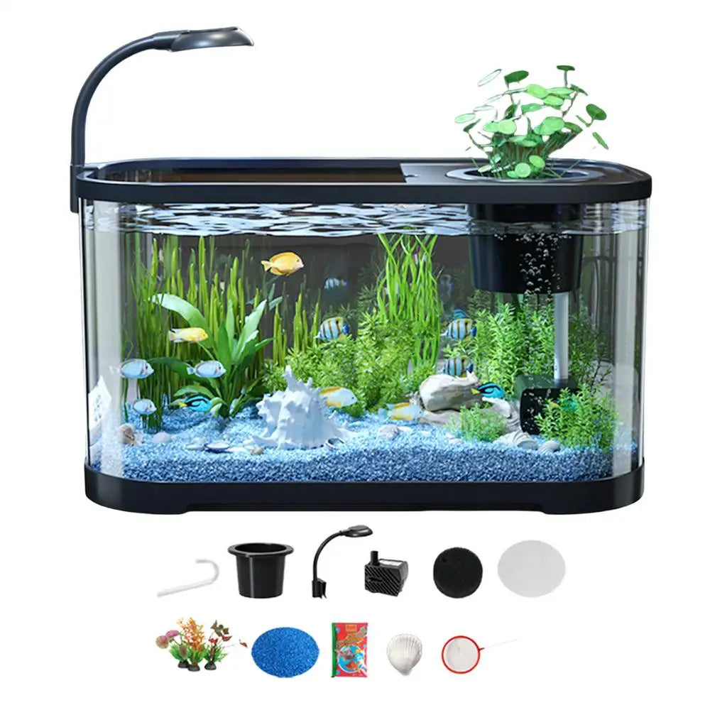 Aquarium Kit Small Betta Fish Tank