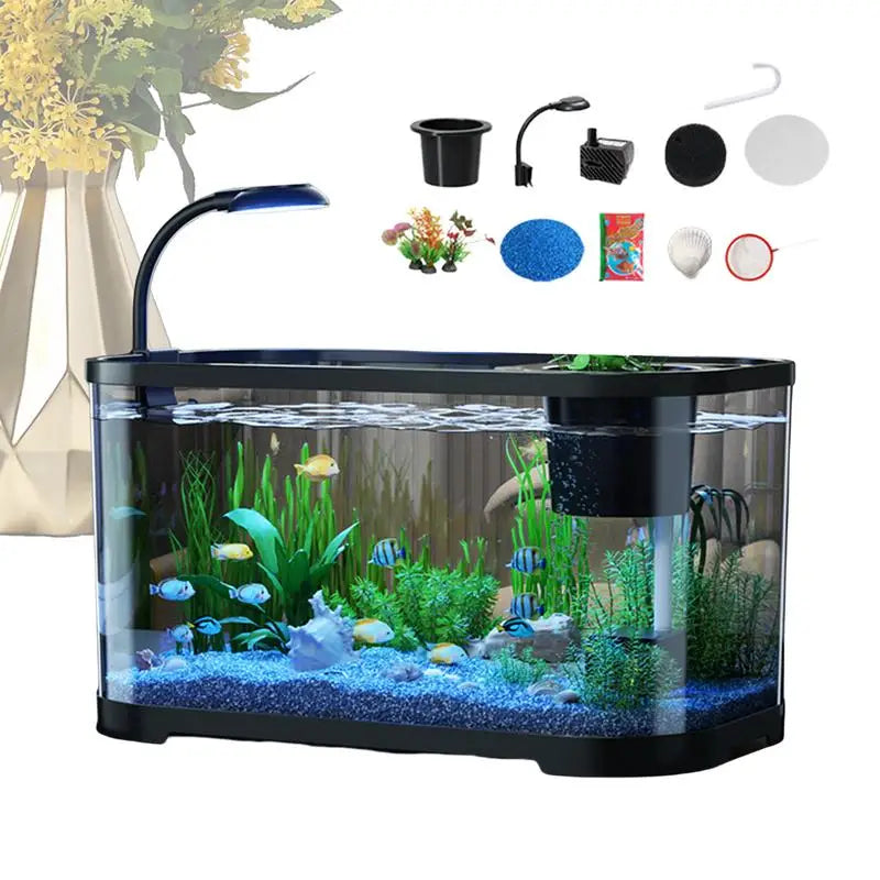 Aquarium Kit Small Betta Fish Tank