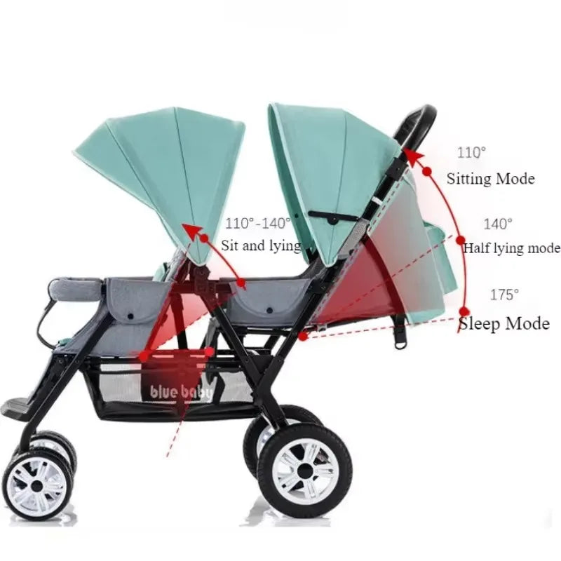 Double Baby Stroller