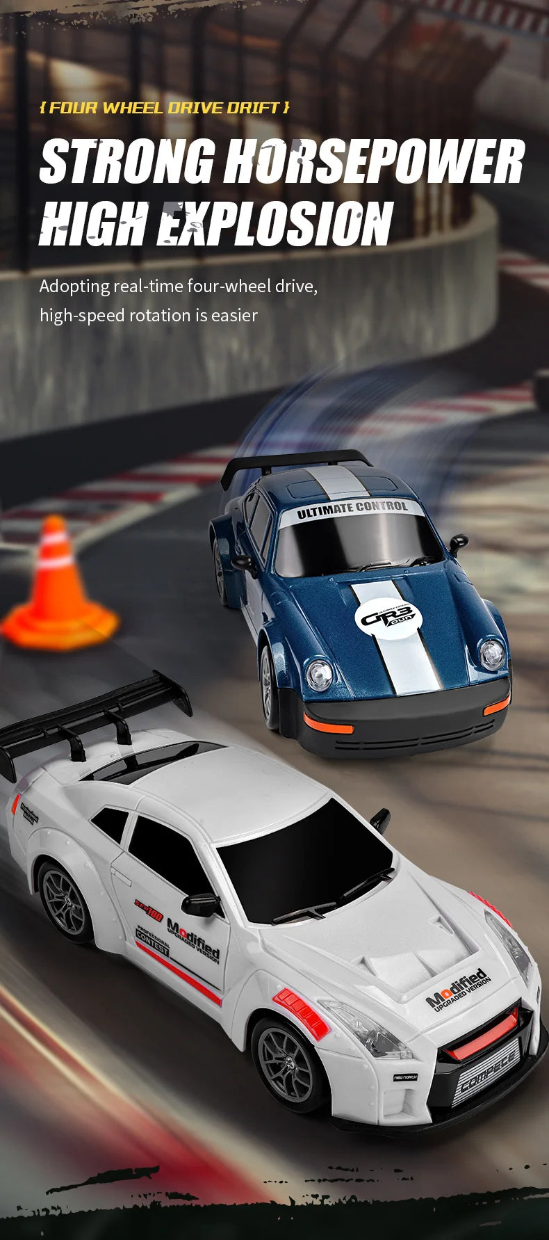 RC Car Toy New 4WD Remote Control Drift Car